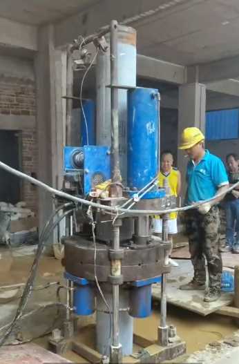 大同矿区静压桩加固