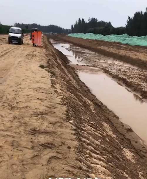 大同矿区河道降水